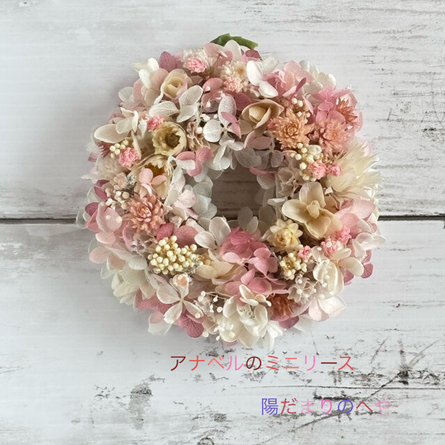 こんもり小さな！アナベルのミニリース