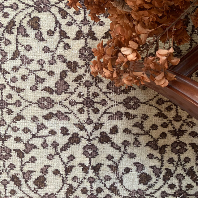 専用77×156 ブラウンボタニカルライン　トルコヴィンテージラグ 専用77×156 ブラウンボタニカルライン トルコヴィンテージラグ