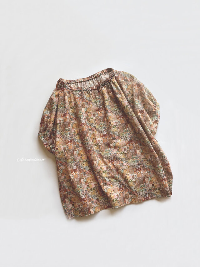 ※ SALE商品です*( ᐛ )و! Liberty Archive Patchwork ・pelota ブラウス(大人）