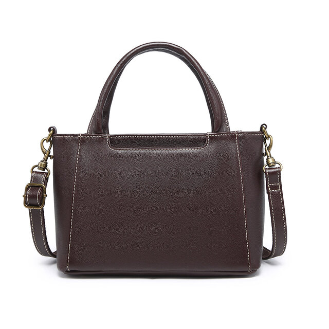 本革 ハンドバッグ ショルダー兼用 軽量 通勤 高品質 牛革 トート