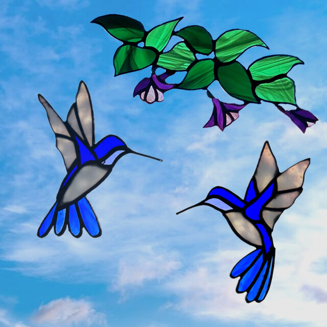 ステンドグラス サンキャッチャー『フクシア』 | iichi 日々の暮らしを