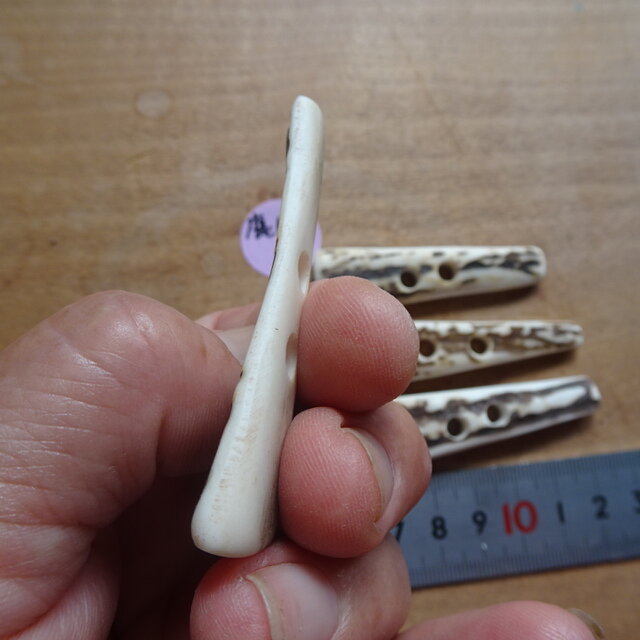 鹿角トグル釦5個セットD | iichi 日々の暮らしを心地よくする