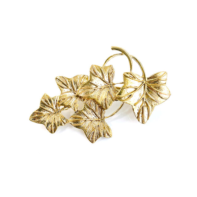 アイビーモチーフブローチ【ebro27】