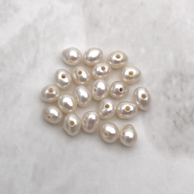 淡水パール 真珠 ポテト バロック 3mm 4mm 極小 小粒 10個 tp0010