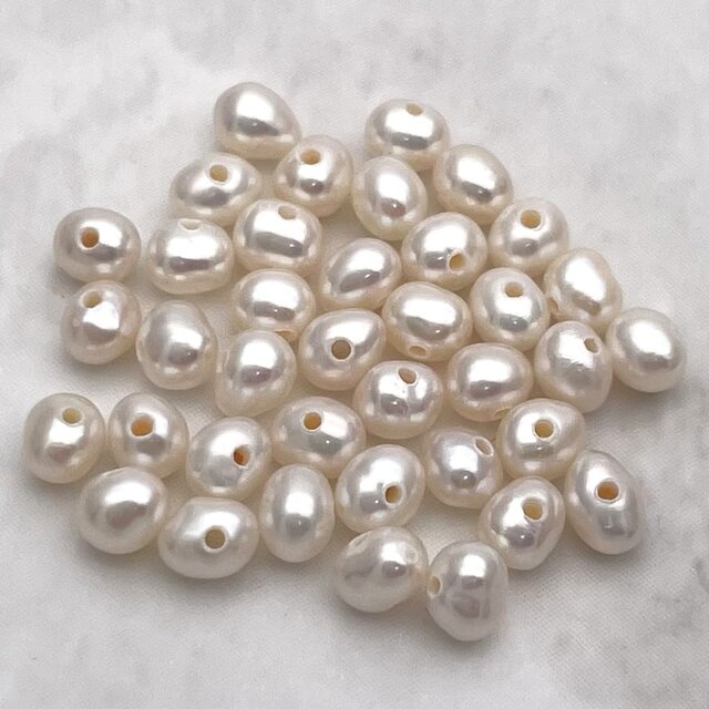 淡水パール 真珠 ポテト バロック 3mm 4mm 極小 小粒 10個 tp0010