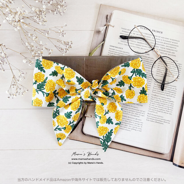 《レトロ 可愛い 黄色 花柄》ビンテージ スタイル 綿 夏 保冷剤 冬 カイロ ネッククーラー スカーフ