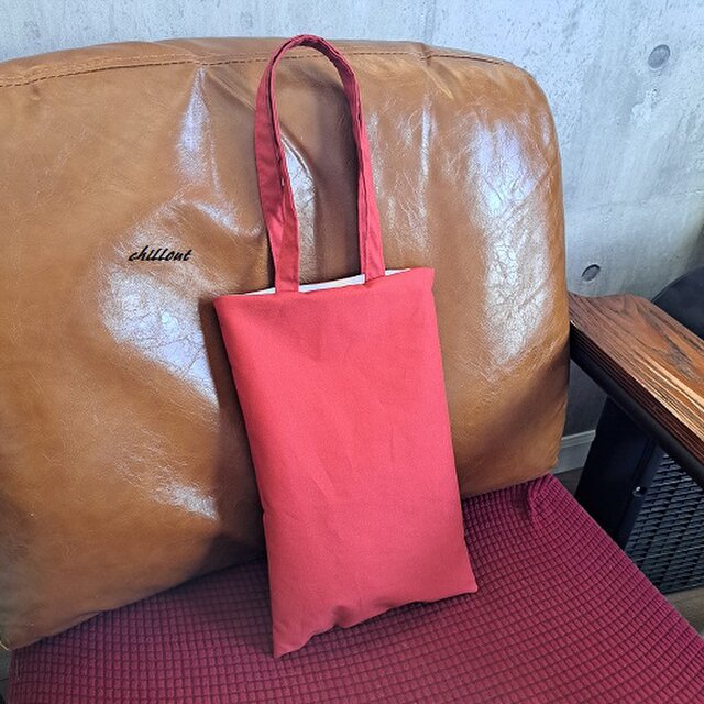 【sale】【トートバッグ】レッド×ブラックフラワーレース【0862】