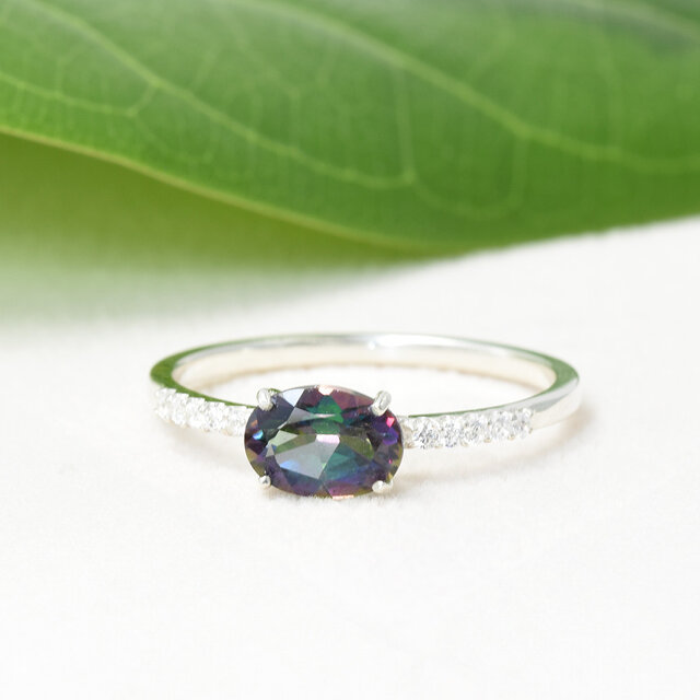 ミスティック トパーズ リング SV925 シルバー CK009CIBSN