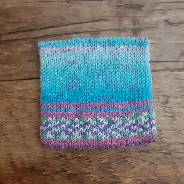 opal毛糸コットン　コースター