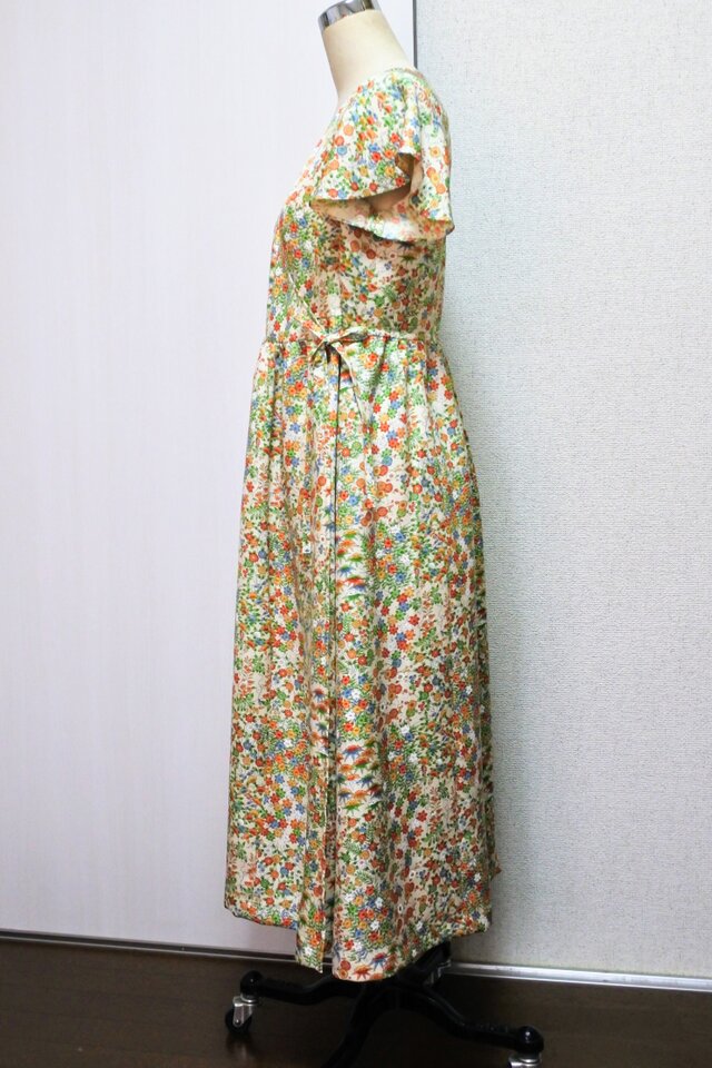 着物リメイク カシュクールワンピース | iichi 日々の暮らしを心地よく