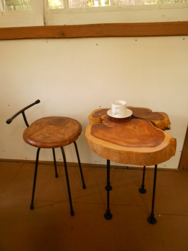 　カイズカイブキ　サイドテーブル　08-06　(テーブルのみ）