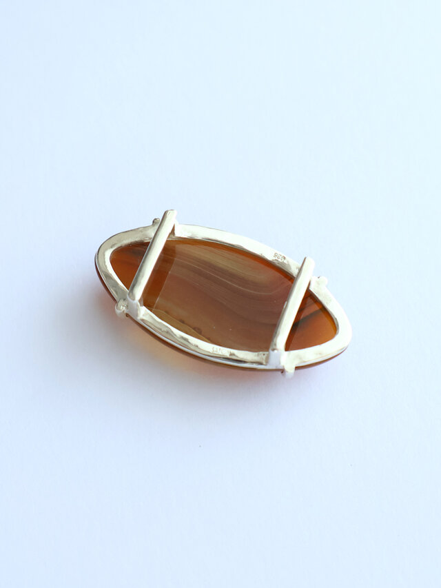 一点物 >天然石帯留 - 瑪瑙 | iichi 日々の暮らしを心地よくする