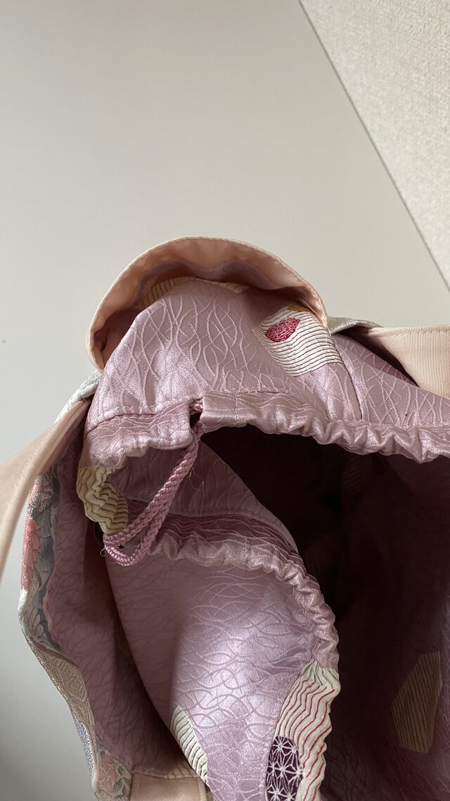 帯リメイク巾着トートバッグ｜和モダンデザイン | iichi 日々の暮らし