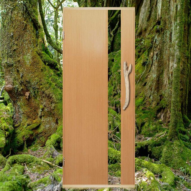 ✿個性ある✿ 流木ドア取っ手・流木ドアノブ・流木ドアハンドル・ 木製