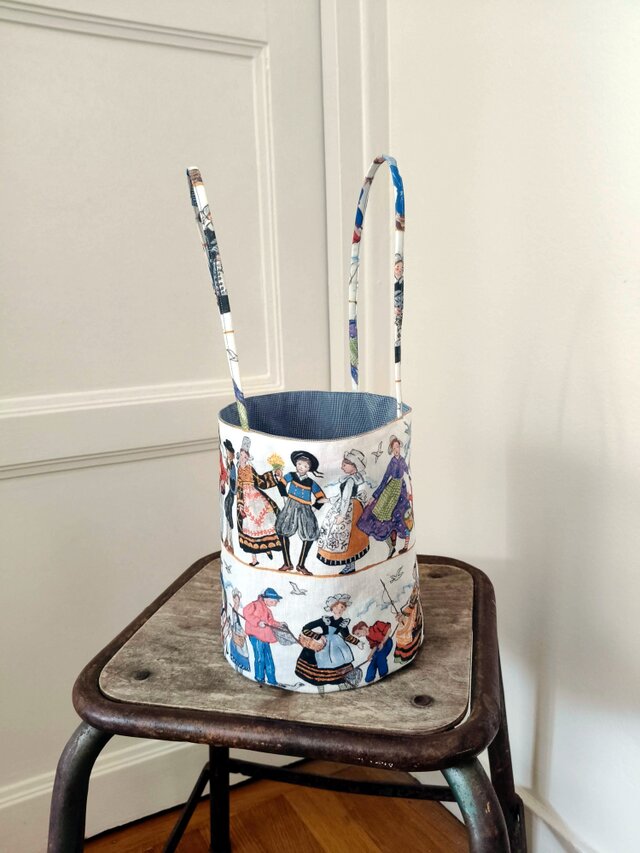 ブルターニュ柄バッグ SOKOMARU　送料込　オーダー可