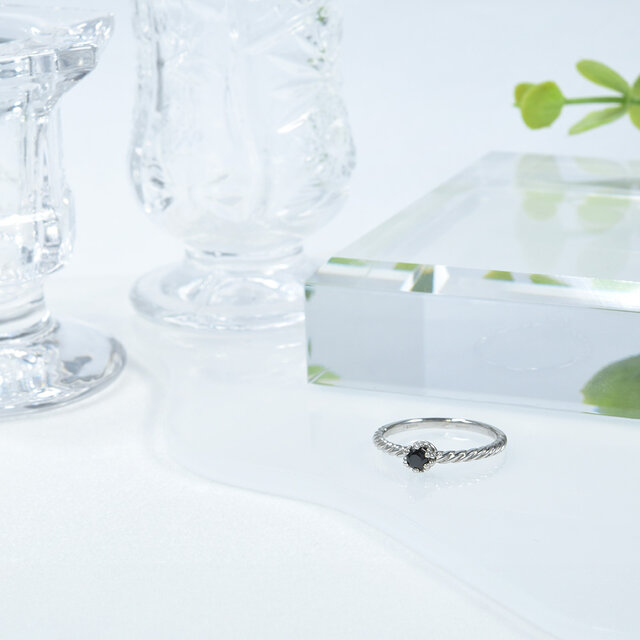 K10 ブラックダイヤ リング CI051CIBS | iichi 日々の暮らしを心地よく