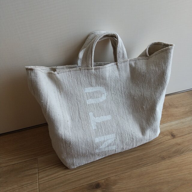 帯芯リメイク トートバッグ ステンシル | iichi 日々の暮らしを