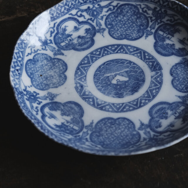 中国骨董 染付レンゲ 手描き 古美術品 アンティーク 時代物 コレクター放出美品 中国骨董 染付レンゲ 手描き 古美術品 アンティーク 時代物