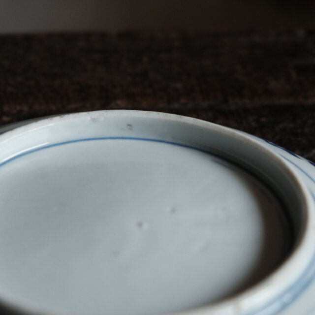 骨董品　中皿 骨董品 中皿 中鉢 青色絵 - メルカリ