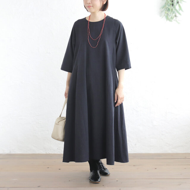 秋の始まりに◎ ゆったり細見え 東炊きコットンリネン サイド