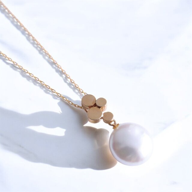 ☆サンプルSale & 送料無料☆ 淡水パールとシルバーのペンダント