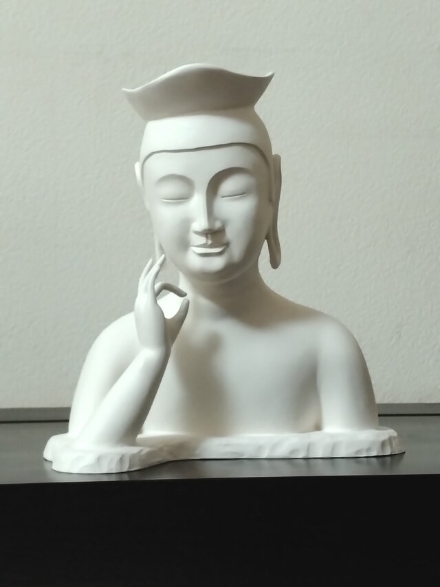 塑像 弥勒菩薩像 胸像高さ28cm | iichi 日々の暮らしを心地よくする