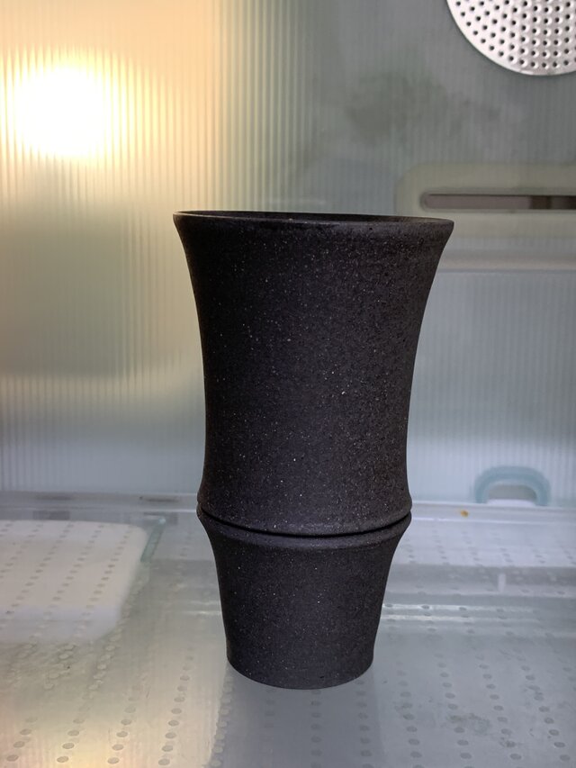 【お選びいただける】珠洲焼のビールカップ・バンブーシリーズ