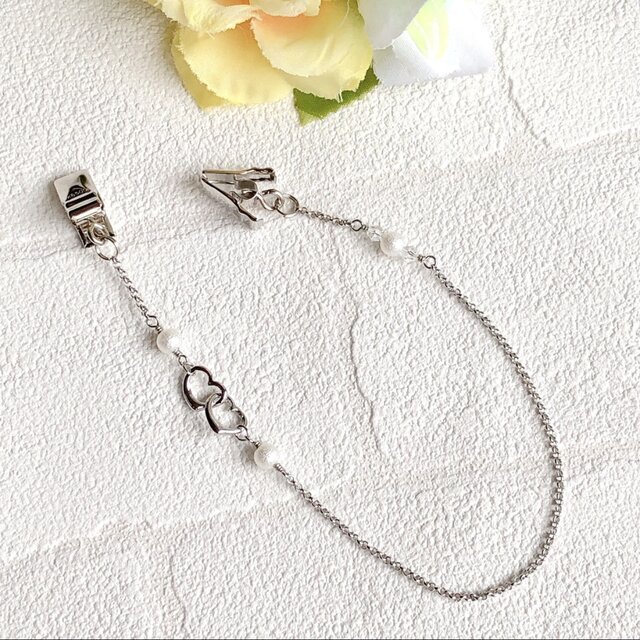 ダブルハートリングS 帽子クリップ ハットクリップ