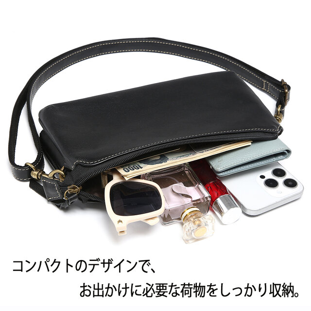ショルダーバッグ 本革レザー 肩掛け 高品質 メンズ 手作り ポシェット