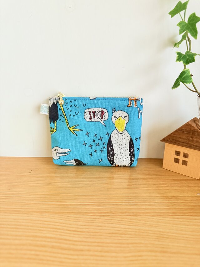 ミニポーチ（鳥）