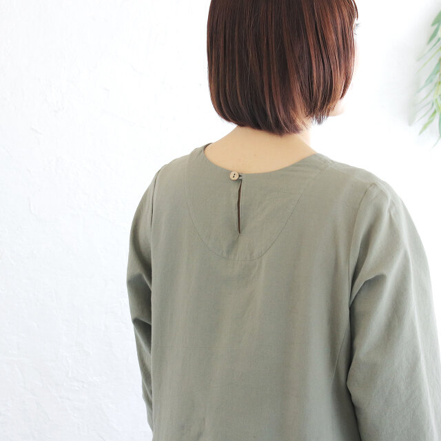 春夏からのロングシーズン◎ 七分袖 ゆったり細見え 東炊きコットン