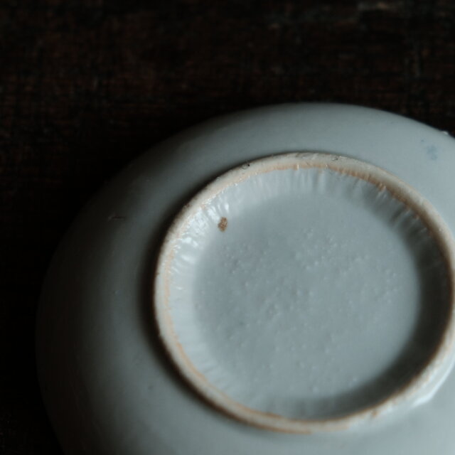 蕪大根と漢字◇時代物 印判小皿 antiques 骨董 古民家 古道具 丁寧な