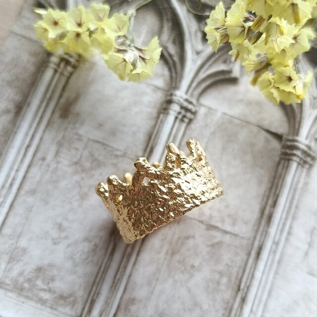 未使用保管品　ペリドット ダイヤ　ティアラリング　王冠　k18 Amazon | リング 指輪 レディース 最高級スワロフスキー