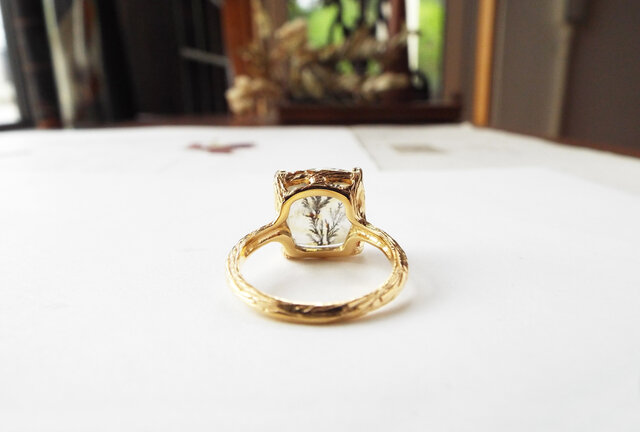 アンティーク　リング 入手困難USA製1920年代アンティークカメオオニキス回転式両面ギミック