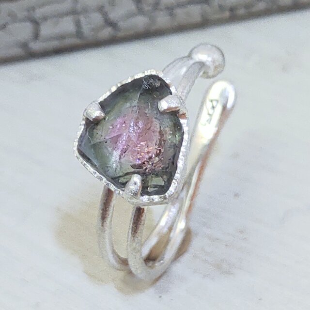 ｳｫｰﾀｰﾒﾛﾝﾄﾙﾏﾘﾝ＊925 ear cuff