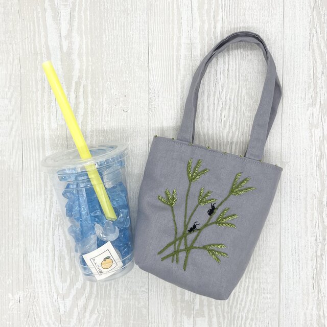 カフェバッグ ススキとアリ