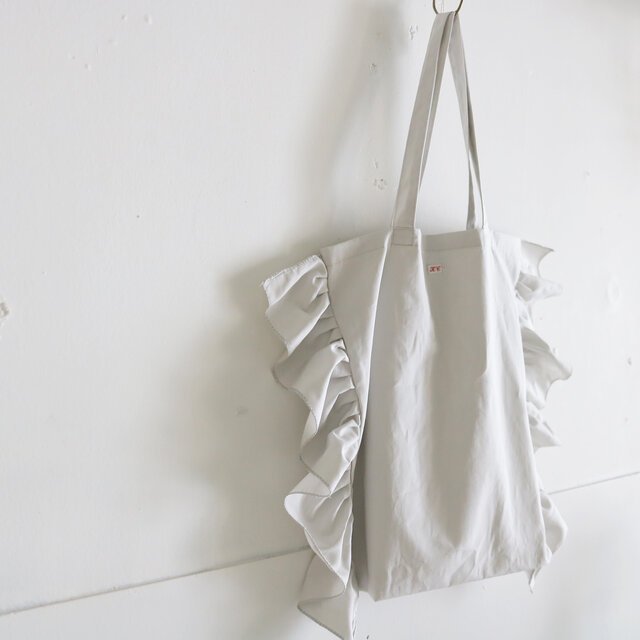 くたくたバッグ/コットンリネン ライトグレー | iichi 日々の暮らしを