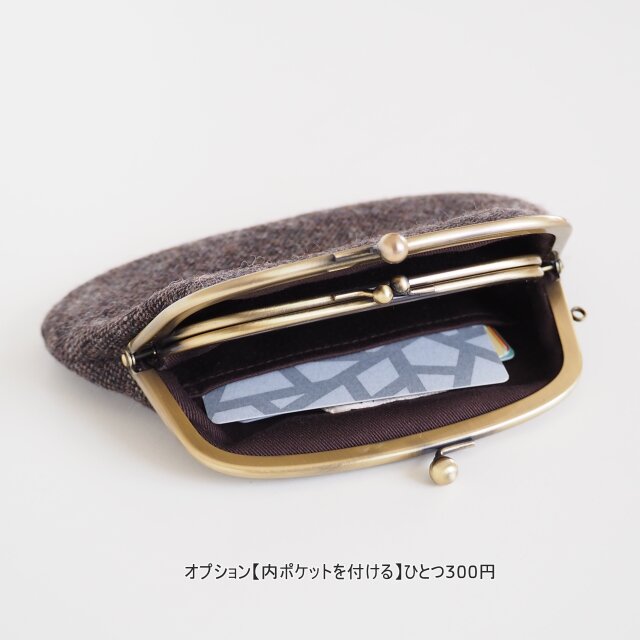親子がま口オーダー 楽天市場】【在庫商品】ポケット付き親子がま口財布【金襴】 [M