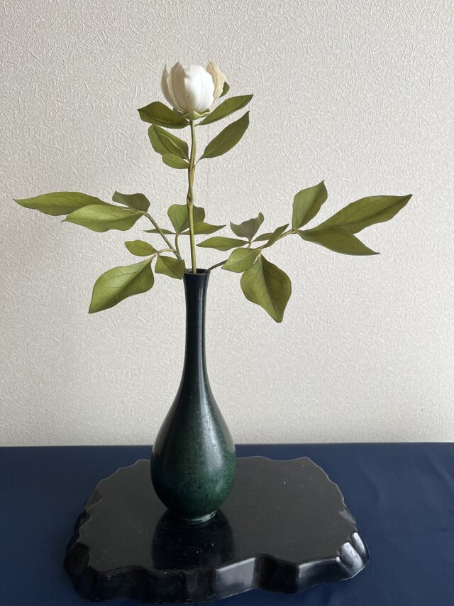 粘土の花　山芍薬