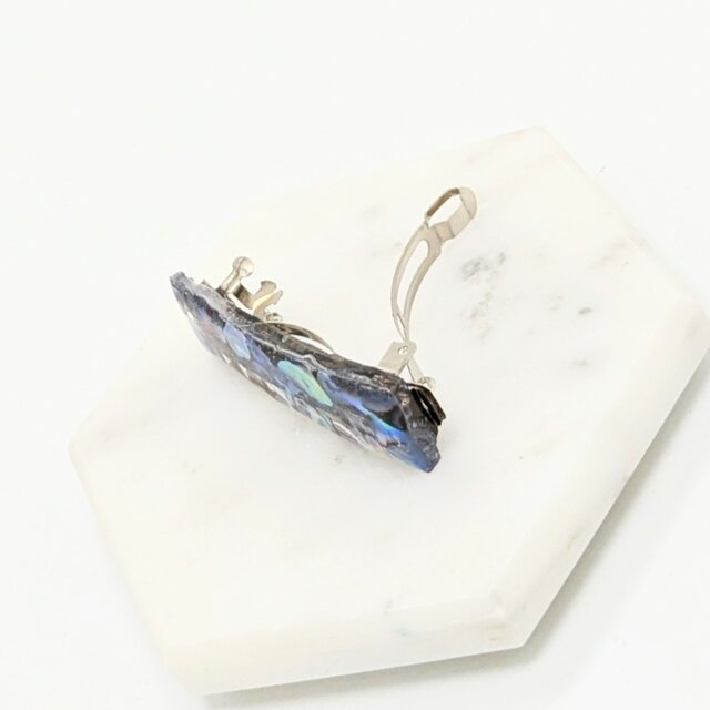 螺鈿　バレッタ raden_barrette_sakura_mix-