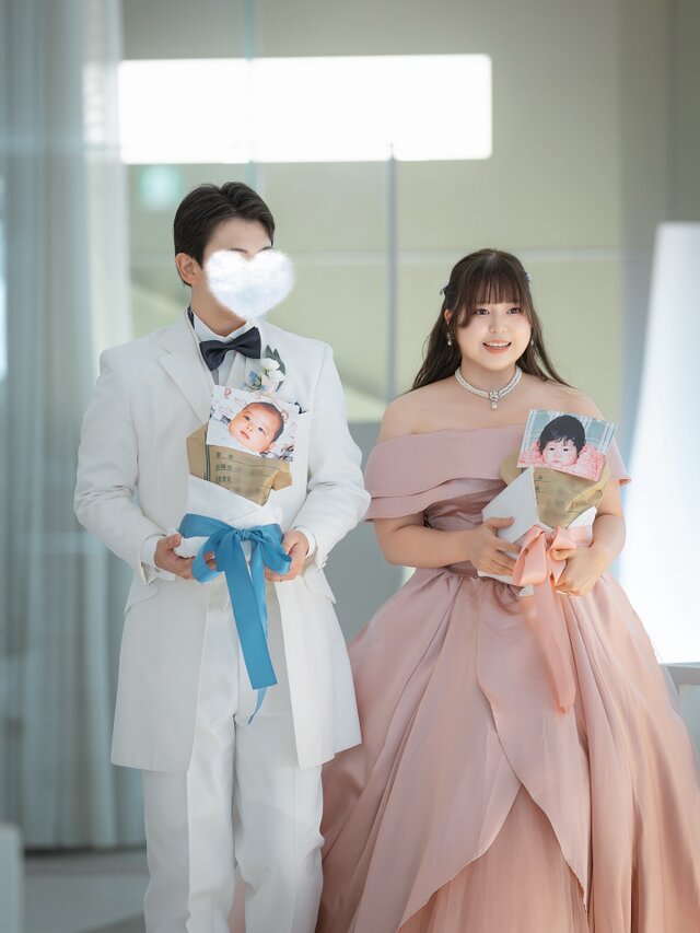 ピンク オフショルダー フリル付き カラードレス　結婚式 ピンク オフショルダー フリル付き カラードレス 結婚式