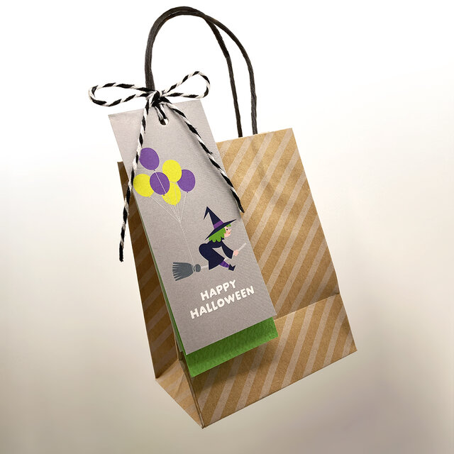 ハロウィン・ギフトタグ・メッセージカード