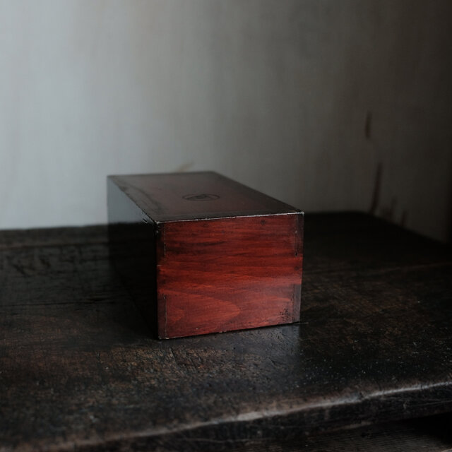 深く美しい色味◇味のある野弁当の木箱 ディスプレイボックスなどに