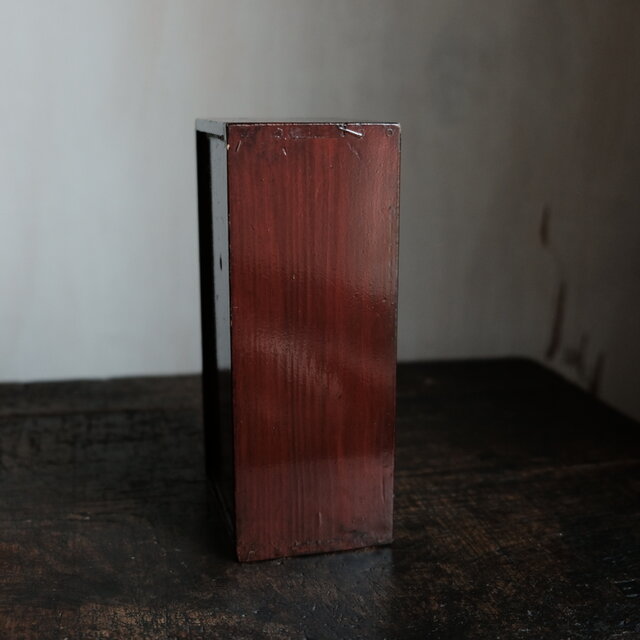 深く美しい色味◇味のある野弁当の木箱 ディスプレイボックスなどに