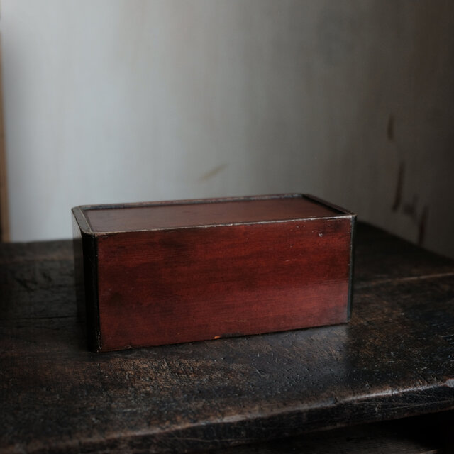 深く美しい色味◇味のある野弁当の木箱 ディスプレイボックスなどに