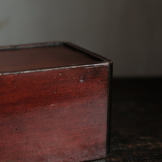 深く美しい色味◇味のある野弁当の木箱 ディスプレイボックスなどに