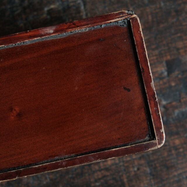 深く美しい色味◇味のある野弁当の木箱 ディスプレイボックスなどに