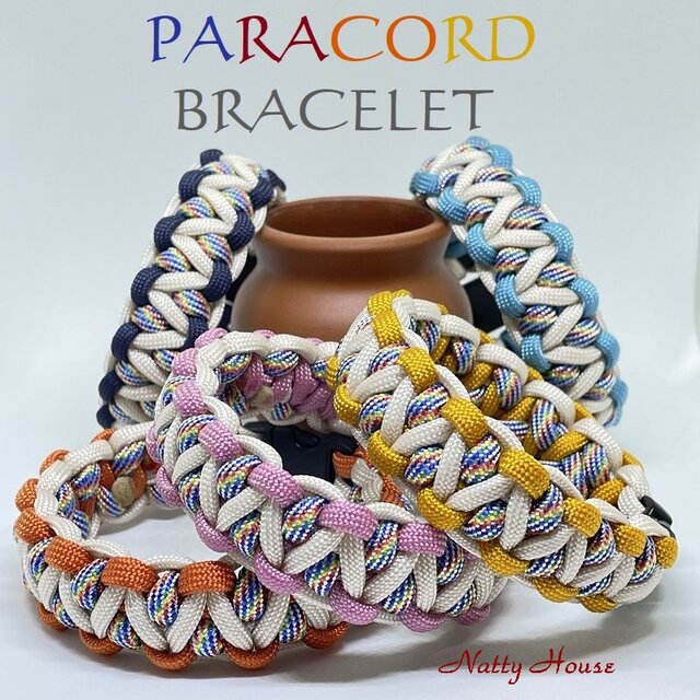 ブレスレット PARACORD パラコード パラシュート アウトドア ロープ
