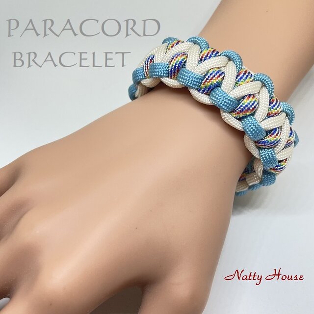 ブレスレット PARACORD パラコード パラシュート アウトドア ロープ