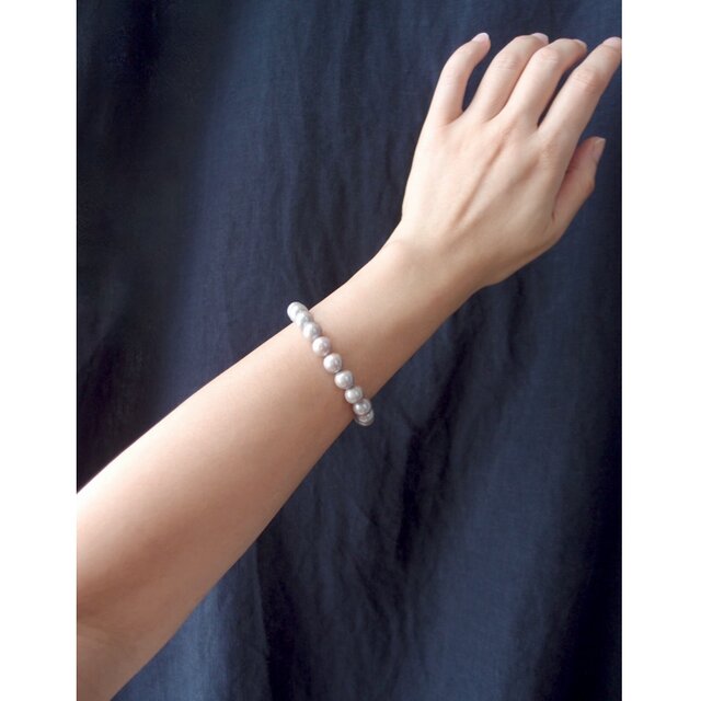 Star Jewelry グレーパール ブレスレット 旧デザイン STAR JEWELRY